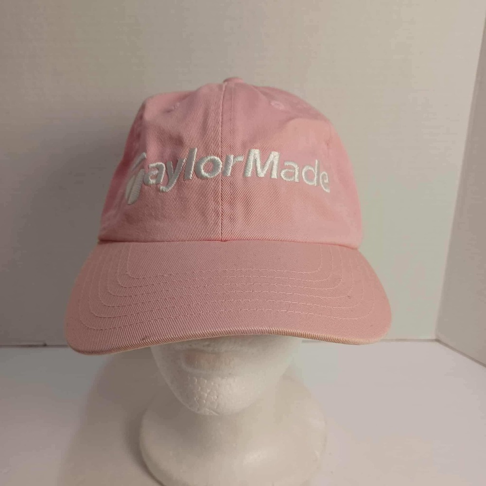 TaylorMade Women's Golf Hat Cap Pink Adjustable Embroidered Logo‎